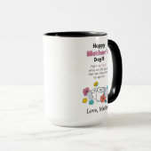 母パーソナライズされた日の大流行おもしろい マグカップ (正面右)