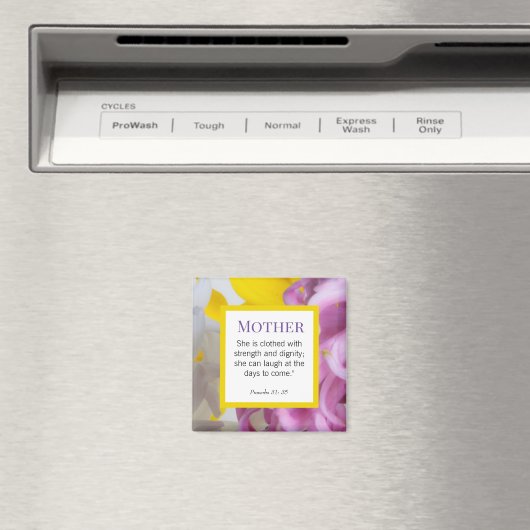 母パーソナライズされた日聖書聖なる書物、 経典 マグネット (インサイチュ (食洗機))