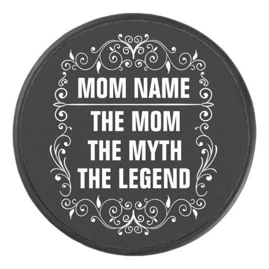 母パーソナライズされた日 アイスホッケーパック (正面)