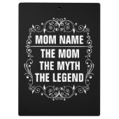 母パーソナライズされた日 クリップボード (裏面)