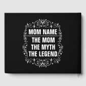 母パーソナライズされた日 ゲストブック (裏面)