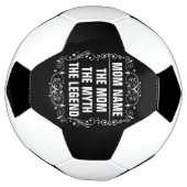 母パーソナライズされた日 サッカーボール (回転)