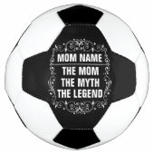 母パーソナライズされた日 サッカーボール (正面)