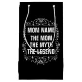 母パーソナライズされた日 スモールペーパーバッグ (正面)