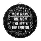 母パーソナライズされた日 ダーツボード (正面)