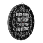 母パーソナライズされた日 ダーツボード (正面左)