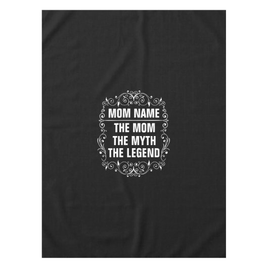 母パーソナライズされた日 テーブルクロス (正面)