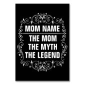 母パーソナライズされた日 テーブルナンバー (正面)