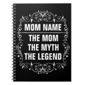 母パーソナライズされた日 ノートブック (正面)