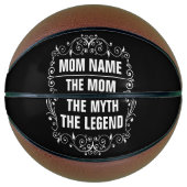 母パーソナライズされた日 バスケットボール (正面)