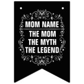 母パーソナライズされた日 バンティングフラッグ (第2の旗)