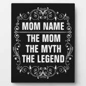 母パーソナライズされた日 フォトプラーク (正面)