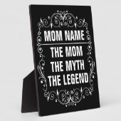 母パーソナライズされた日 フォトプラーク (側面)