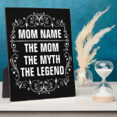 母パーソナライズされた日 フォトプラーク (側面)