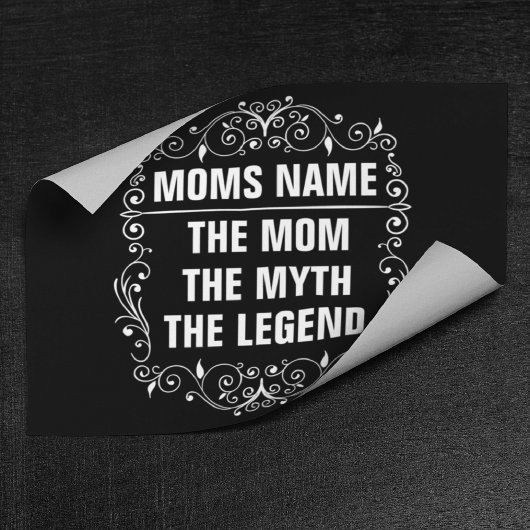 母パーソナライズされた日 フォトプリント           