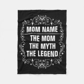 母パーソナライズされた日 フリースブランケット (正面)