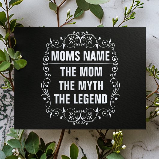 母パーソナライズされた日 ポストカード