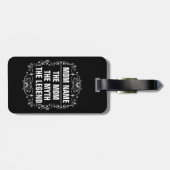 母パーソナライズされた日 ラゲッジタグ (裏面横)