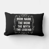 母パーソナライズされた日 ランバークッション (正面)