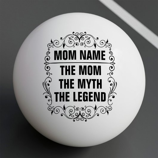 母パーソナライズされた日 卓球ボール