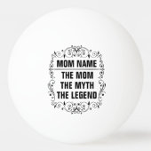 母パーソナライズされた日 卓球ボール (正面)