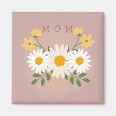 母パーソナライズされた母の冷蔵庫マグネットマザーズ マグネット (正面)