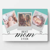 母パーソナライズされた母の日の家族への贈りユニーク物 フォトプラーク (正面)
