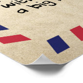 母パーソナライズされた毛布が大好き ポスター (角)