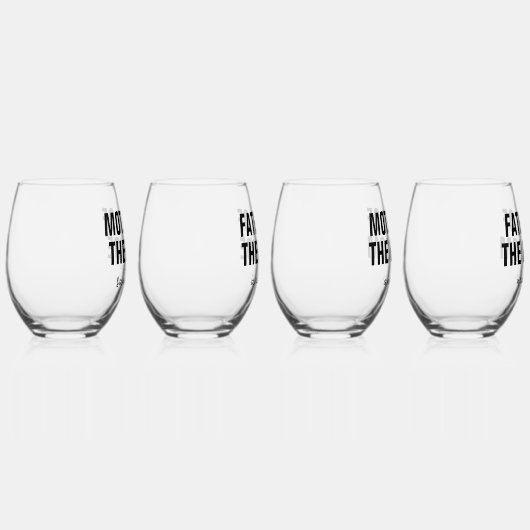 母パーソナライズされた父新郎結婚氏 ステムなしワイングラス (右)