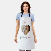 母パーソナライズされた用キッチンエプロン エプロン (着用した状態)