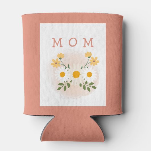 母パーソナライズされた絶縁缶母の日 缶クーラー (裏面)