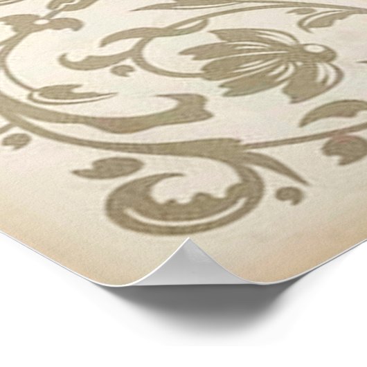 母パーソナライズされた蝶ブラからの私の娘に ポスター (角)