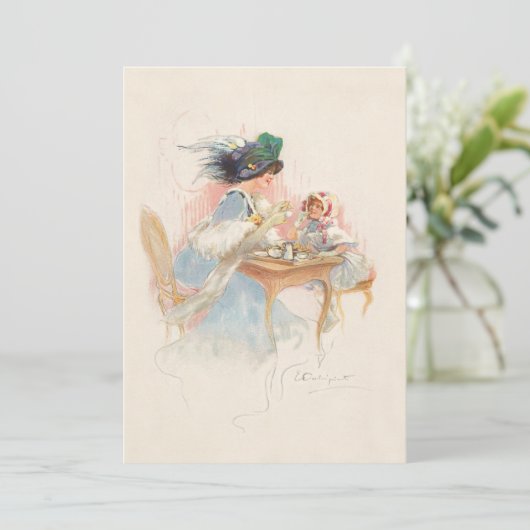 母ビクトリアンと娘の茶パーティー シーズンカード (スタンド正面)