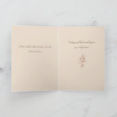 母ビクトリアンと息子が椅子に カード (内部)