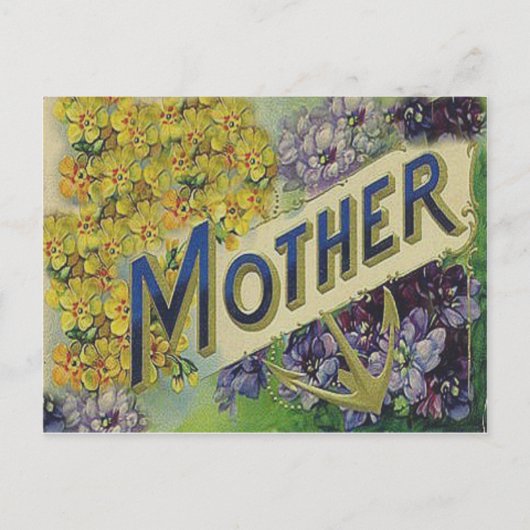 母ビクトリアンの日札 ポストカード (正面)