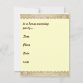 母ビジョン引っ越し祝いパーティーの招待 招待状 (裏面)