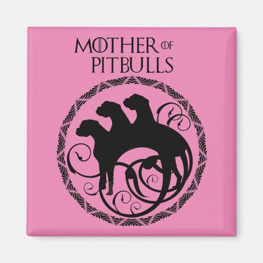 母ピットブル マグネット (正面)