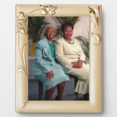 母ファンシーの日の銅花枠フェイク額 フォトプラーク (正面)