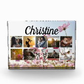 母フォトコラージュエレガント記念 フォトブロック (正面)