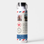 母フォトコラージュレターポストハグ ウォーターボトル (正面)