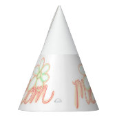 母フラワーアート パーティーハット (左)