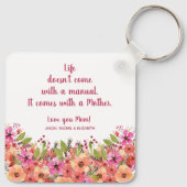 母フローラ キーホルダー (裏面)