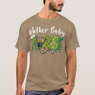 母ベビーナースセントパトリックの日2023女性少女 Tシャツ