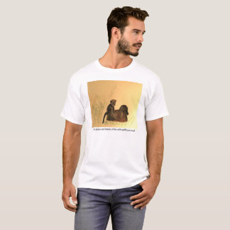 母ベビーヒヒ – 野生動物のサル霊長類 Tシャツ