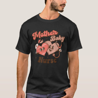 母ベビー分隊スクワッドパルタムナースグルーヴィー看護 Tシャツ