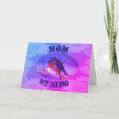 母マイヒーローブルーバードマザーズデイカード カード (正面)