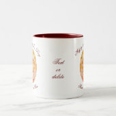 母マイヒーローマザーの日の嘆きパーソナライズされた ツートーンマグカップ (中央)