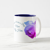 母マイヒーローマザーズデイホワイトローズ ツートーンマグカップ (正面右)