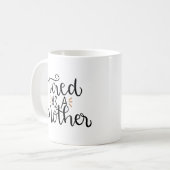 母マグとして疲れた コーヒーマグカップ (正面左)