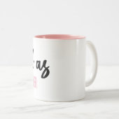 母マグとして疲れた ツートーンマグカップ (正面右)